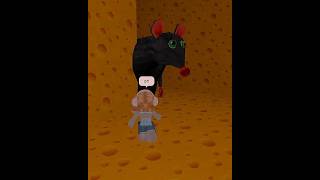 playing scary game be like😭🧀🐁#shorts