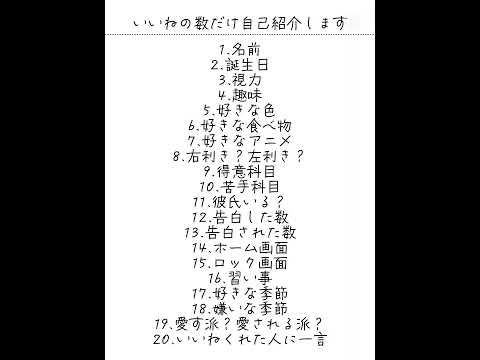 いいね押したならコメントで教えてください！