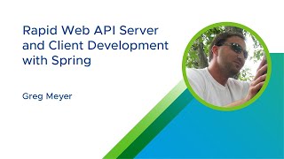 Rapid Web API Server and Client Development with Spring