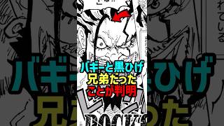 バギーと黒ひげは兄弟だったと判明#shorts#ワンピース最新
