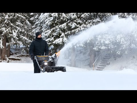 STIGA petrol snow throwers