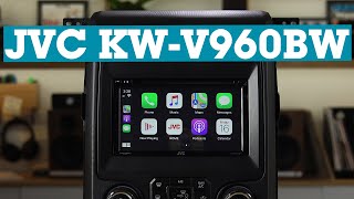 JVC KW-V960BW receiver with wireless Apple CarPlay & Android Auto | Crutchfield