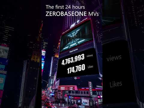 ZEROBASEONE MV views and likes in the first 24 hours #zb1