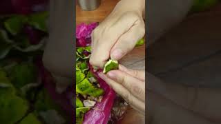 Peeling Stink Beans ( Petai )...