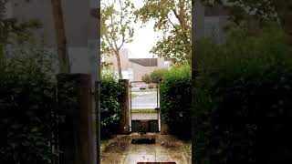 hailstorm in summer #short#shortsvideo #nature  #hailstorms