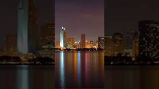 San Diego California #travel #sandiego #sunset #nightlife #nightview