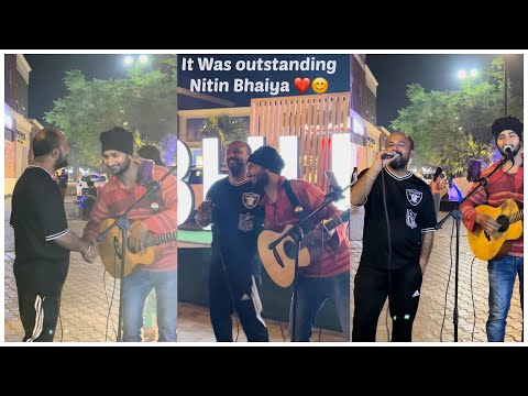 जब कोई बात बिगड़ जाए  Street Singing in Bathinda, Punjab | Sachin Faujdar | Nitin Verma