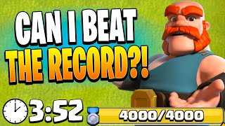 Attempting a WORLD RECORD Clan Games Speedrun! ⏱️ (INSANE 4-Minute Challenge!)