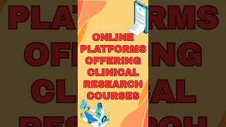 Online clinical research courses #clinicalresearch #online #clinicalresearchcoordinator