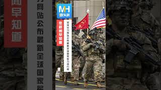 全球火力网站公布最新全球国家军力排行榜#podcast #shorts #国家军力