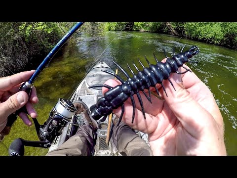 Fishing The Jumbo Hellgrammite For Big Smallies!