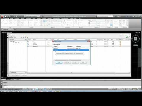 Layers for ACAD Template