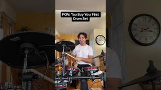 POV: You Buy Your First DRUM SET 🥁