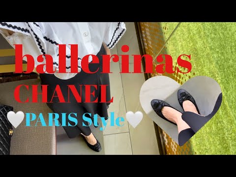 CHANEL Ballerina Black Review 🖤chanel flats/ballet shoes/ballerinas/ballet shoes lmatelasse