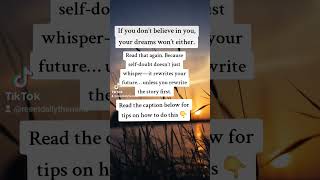 The Secret to Self-Belief (Mindset Upgrade)