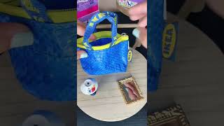 Mini IKEA run anyone? #ikea #mini #miniature #cute #ikeahaul