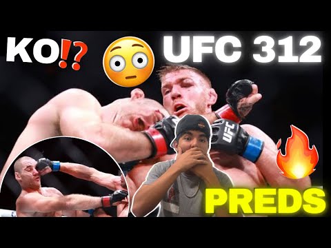 UFC 312 PREDICTIONS⁉️SEAN STRICKLAND VS DRICUS DU PLESSIS⁉️