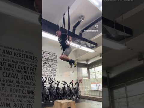 Queen City CrossFit CF-L3 Coach Dan with how to scale and progress to the ring muscle.