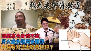 烈大夫中醫教室 ep92a - 眼壓如何形成？眼壓高令身體不適！肝火盛多眼屎多眼膠！中醫有方法去改善近視？中醫又可否醫治白內障呢？ - 20200922a