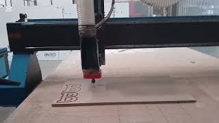 R-2030K/90V: CMC Router cutting a sign for a bakery