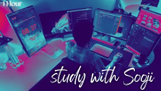1-HOUR STUDY WITH ME / ADHD Focus music / Pomodoro 20-5