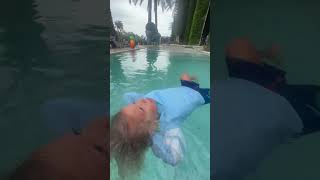 STACKING THE TOYS ALWAYS WORKS! #babydevelopment #swimsafe