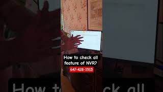 how to use nvr and check all feature #securitycamera #nvr #howtouse #demo #cctvcamera #cctv #fyp