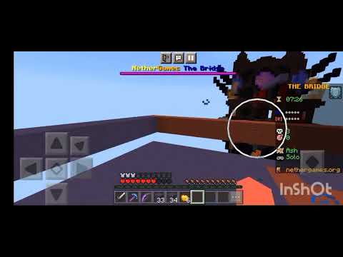 playing sumo duels in tha Bridge nethergames Minecraft server #minecraft #pvp