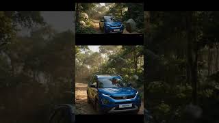 Tata Harrier and Nexon vs 1000 kg stone - real crash test in jungle #nexon #tataharrier #crashtest