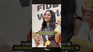 Divya Deshmukh creates history ♥️😍🇮🇳 #chess #divyadeshmukh