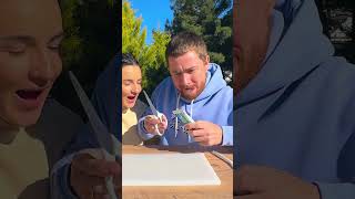 She RUINED his TOOTHPASTE with a LIFE HACK 😱🪥🤣 #shorts #khamitovy #martaandrustam