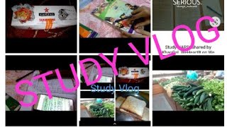 STUDY VLOG - went to Market to buy some vegetables,study,much more😍