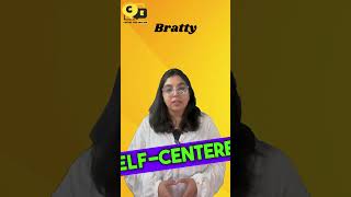 Learn Advanced English Vocabulary | What Does BRATTY mean ?? | #esl #learnenglish #shortsfeed