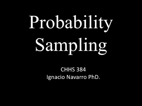 Probability Sampling
