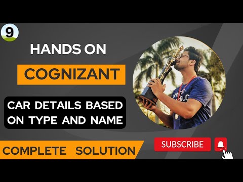 Cognizant Hands-on - Car Details  Based on Type and Name || TechieTalkwithAditya || SQL Query