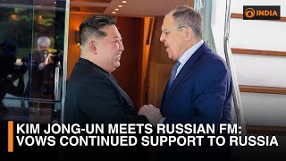 Kim Jong-un Meets Russian FM | Vows Continued Support to Russia | Latest | DD India Live
