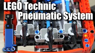 LEGO Pneumatic System Preview | How It Works LEGO Technic Pneumatics | LEGO 42144 Material Handler