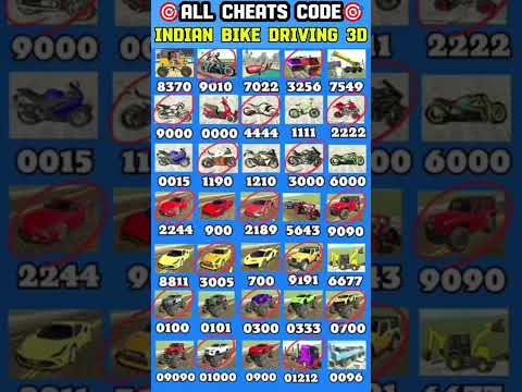 Real code 💥 Indian bike driving 3d all new cheat code update + plugin cheat code