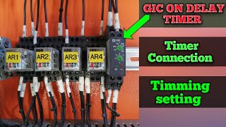 on delay timer connection | on delay timer | gic on delay timer setting