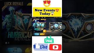Today New events😍😱|| free fire new event today #todayevent #short #shorts #events #foryou #viral