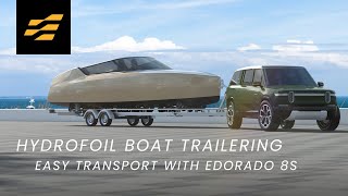 The Easiest Way to Transport a Hydrofoil Boat: The Edorado 8S