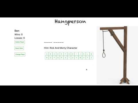 Hangperson Demo