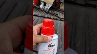 Round up and sprayer// #roundup #spraying #weedcontrol #foodplot #spring #2023 #deer #hunting #june
