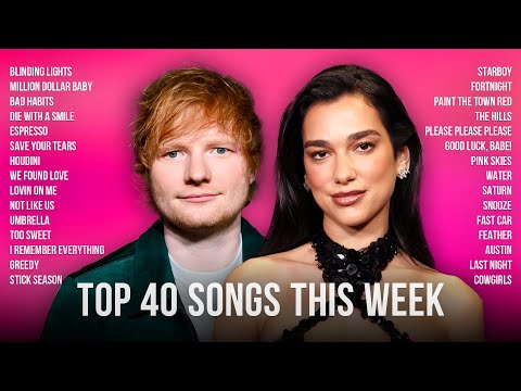 Top 40 Pop Songs 2025 🎤  Bruno Mars, Dua Lipa, Sia, Lady Gaga, The Weeknd, Maroon 5, Adele