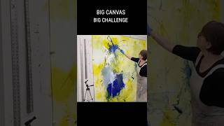 BIG CANVAS, BIG CHALLENGE - 7'x8' Acrylic Mixed Media on Canvas