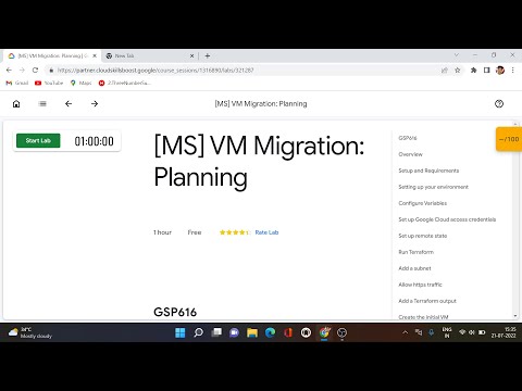 VM Migration Planning | Qwiklabs | Google Cloud Platform