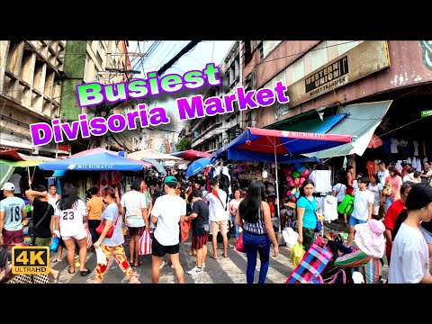 Your One Stop Bargain Shop Divisoria Market Manila 🇵🇭 | 4K | Walk Tour | Bem and Yang Official |