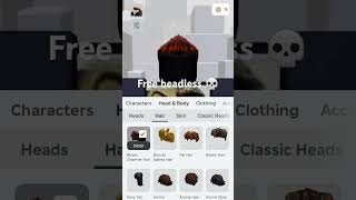 Free headless?😭 #roblox #sigma #gyat