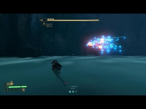 Returnal biome 1 boss fight with Phrike, electropylon driver