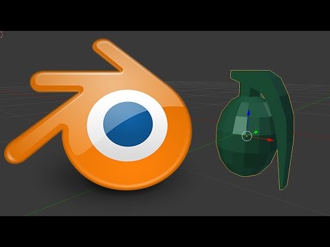 Game Objects Prototyping in Blender: M61 Hand Grenade 3D Model